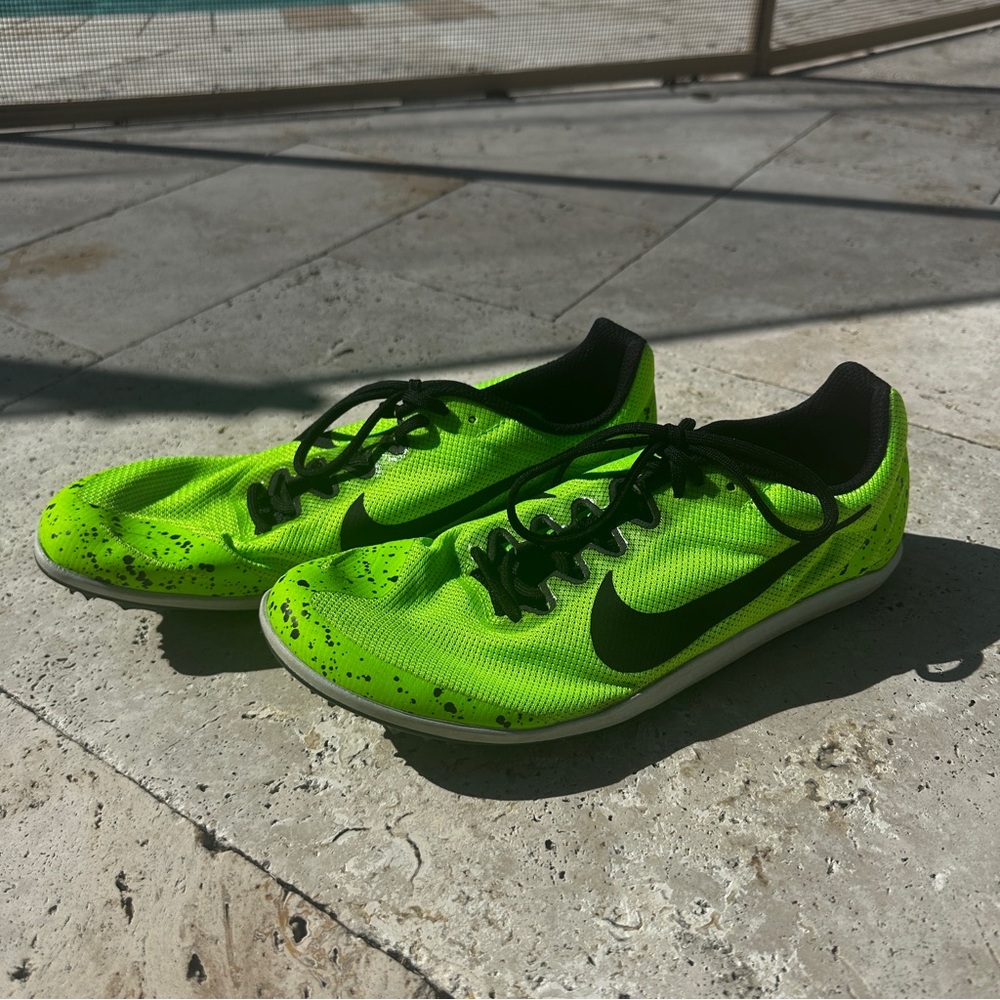 NIKE ZOOM Rival D 10 Running XC Track 907566-302 Green/Black Men Size 10.5 Shoes